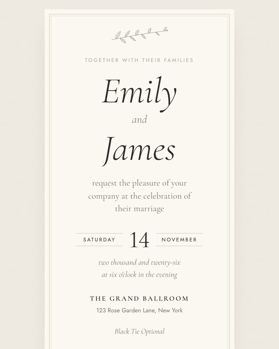 Elegant Wedding